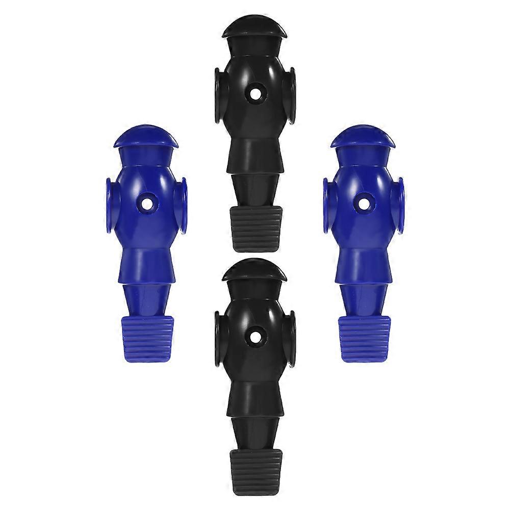 Table Soccer Accessories 4Pcs Foosball Machine Figures Human Figure Replacement Parts Assorted Color Durable
