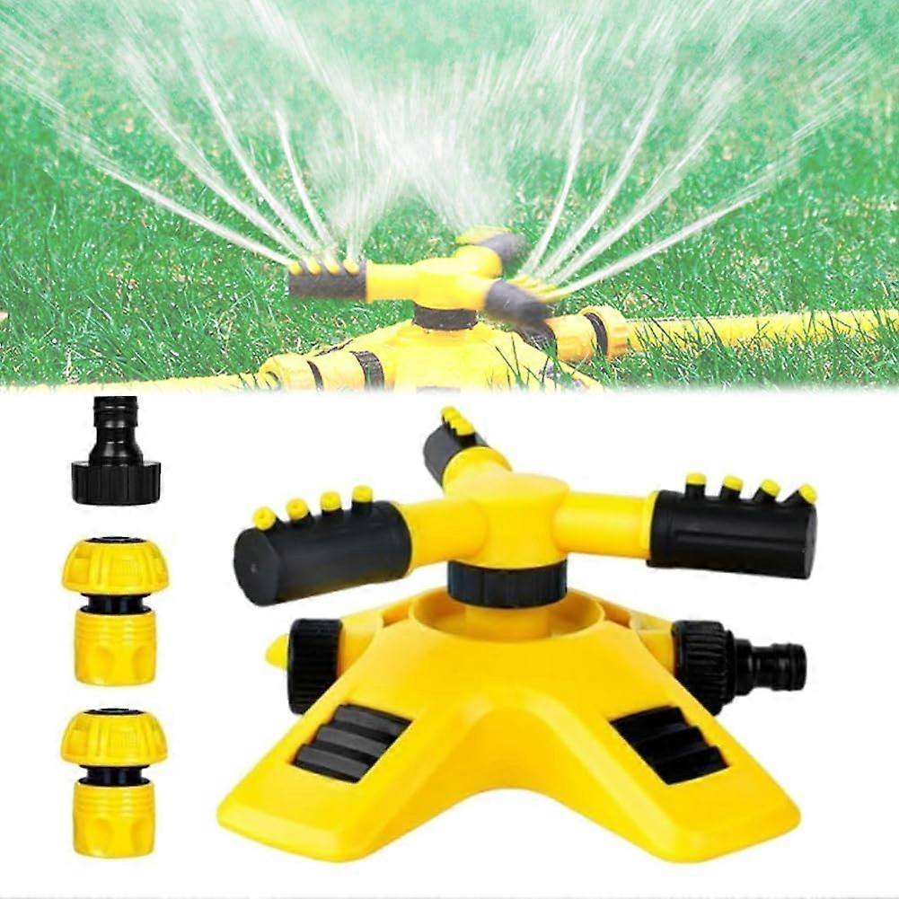 Garden Sprinklers for Lawns 2025 Adjustable Spray Range 360 Degree Rotation Automatic Multipurpose Yard Sprinkler 1 Pack