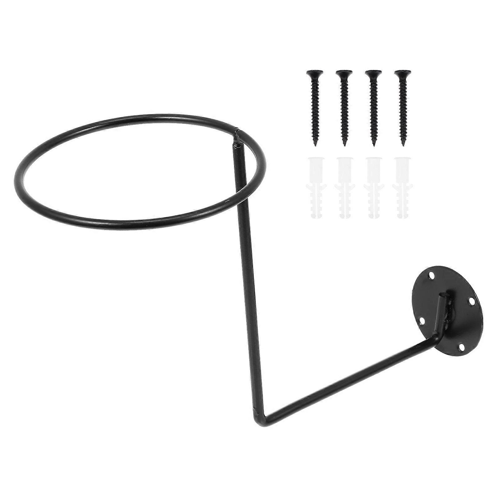 Wall Mounted Football Storage Rack, Multi Purpose Display Holder for Basketball, Rugby & Sports Balls, Durable & High Load Capacity for Living Room