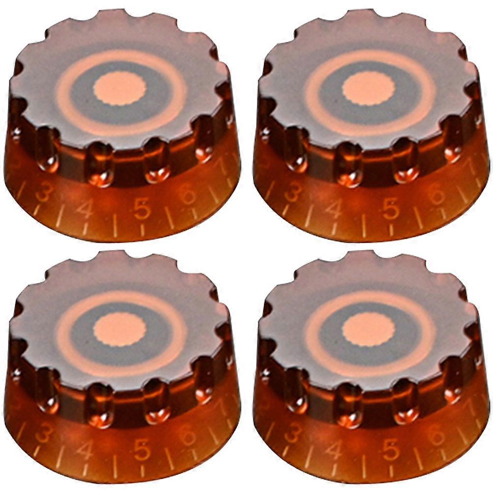 Guitar Potentiometer Knobs 4Set Perfectly Suited For Musicians Offering Control With Round Design