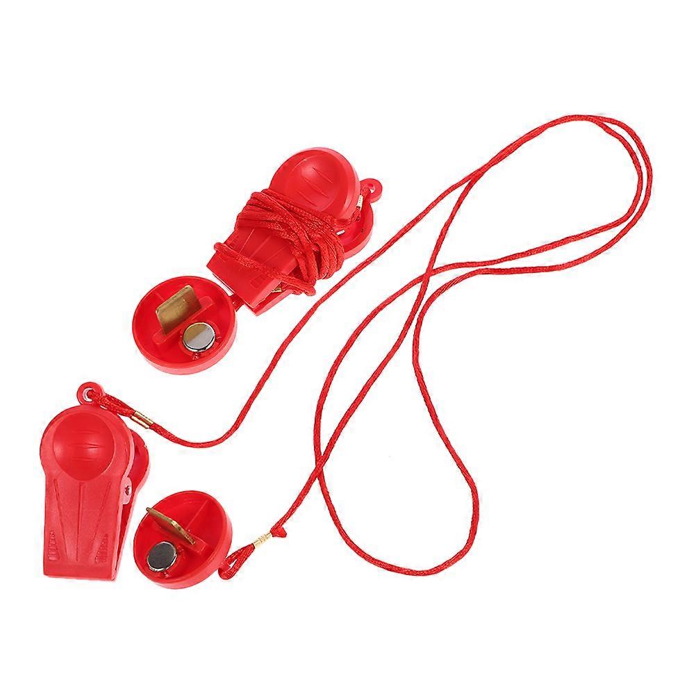 Treadmill Safety Lock with Durable PP and Aluminum Alloy Material Red Color for Daily Use 2 Pieces