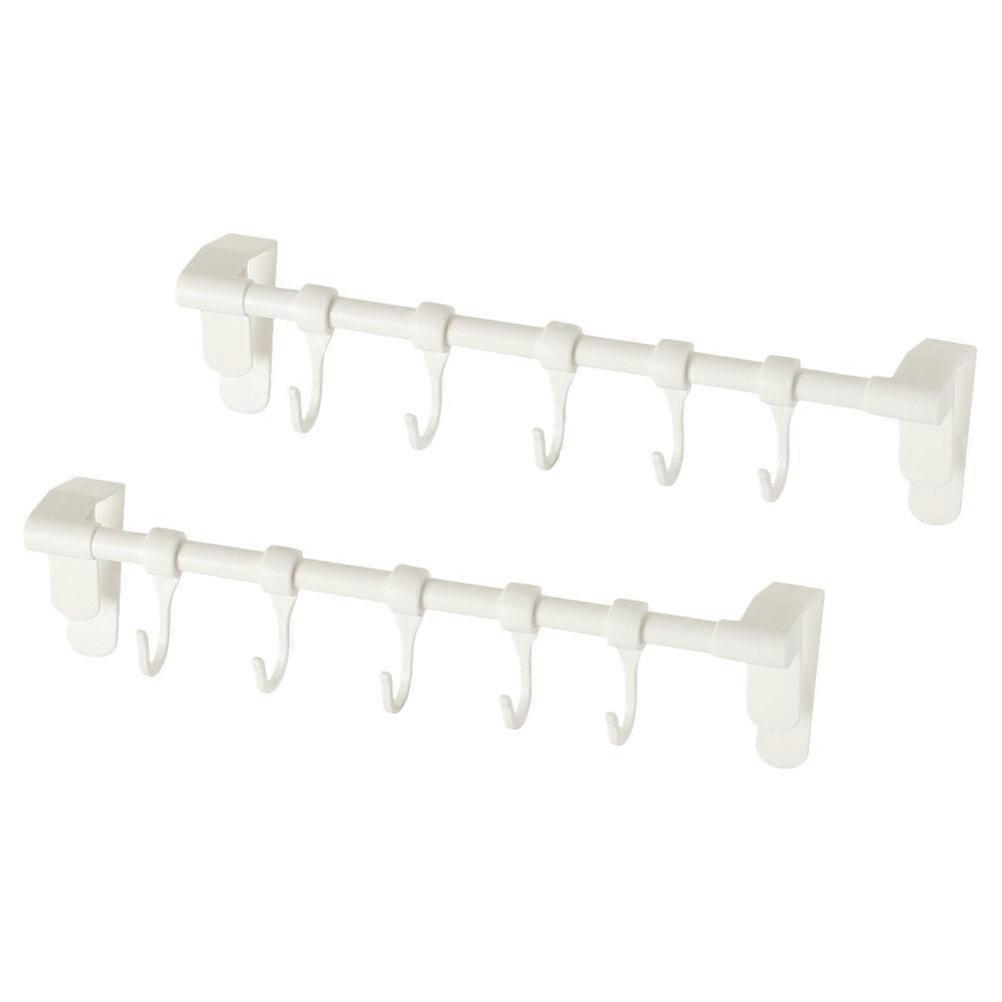 2pcs Towel Holder Hooks Easy To Install Bathroom Towel Rack Clips For Door Space Saving Bathroom Kitchen Organization