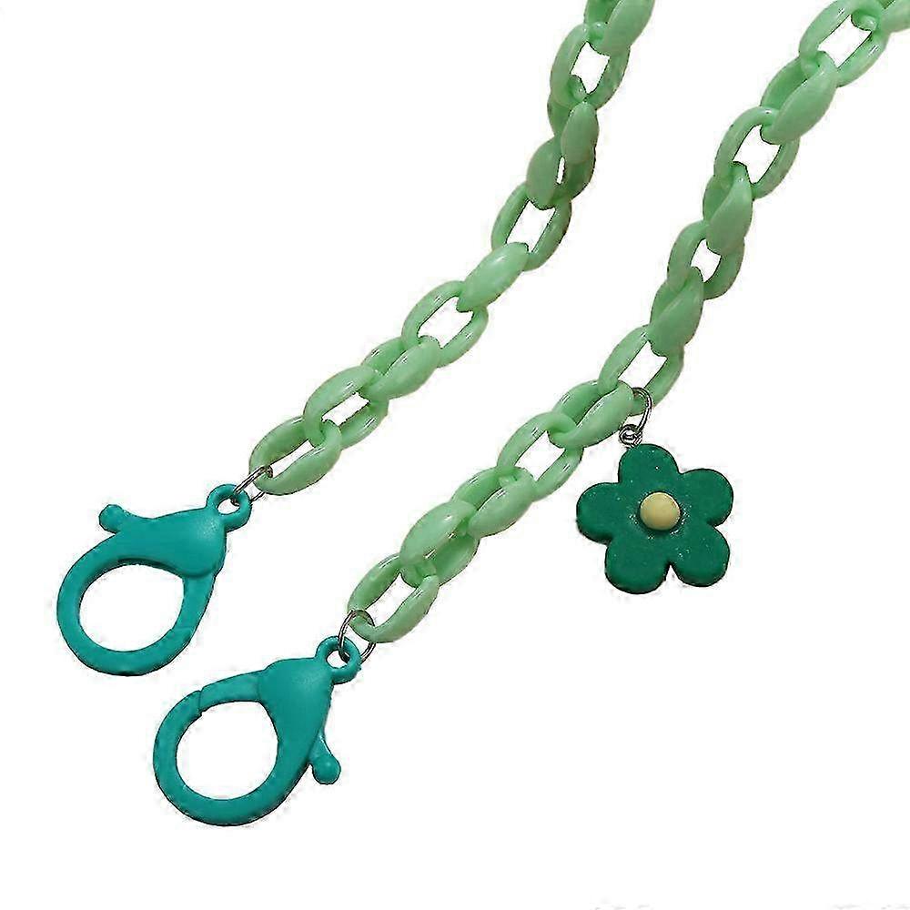 Fashionable Green Eyeglass Chain - Stylish Accessory for Glasses & Sunglasses Holders
