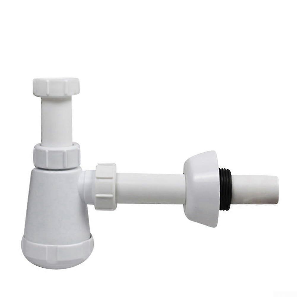 Adjustable siphon for standard washbasins with effective odor control and easy maintenance