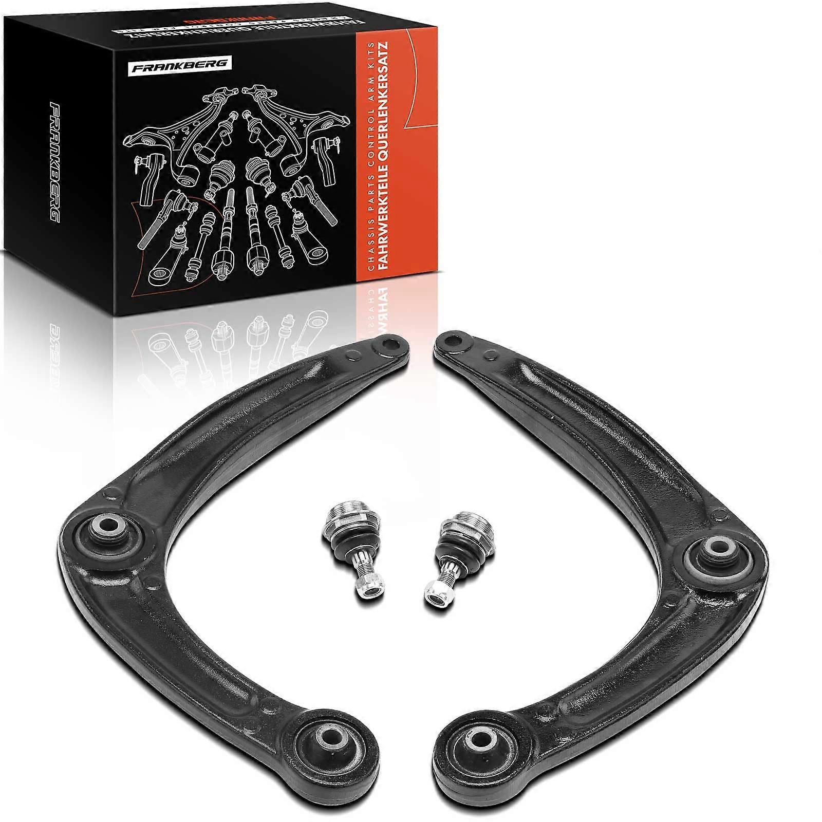 2 x Suspension Arm 2 x Ball Joint Compatible with Berlingo B9 1.6L 2008 C4 Coupe 1.4L2.0L 20042011