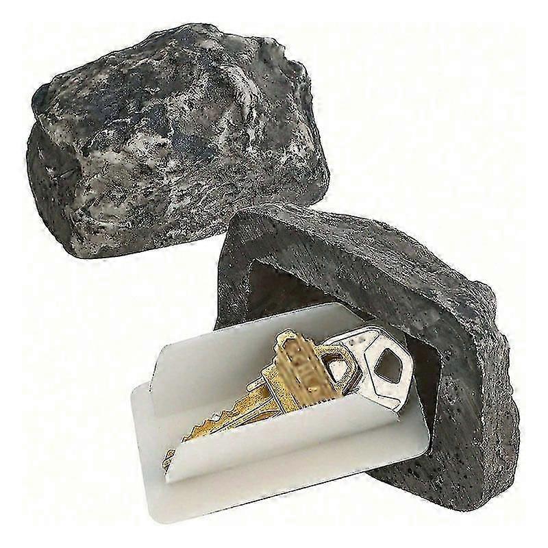 Concealed Key Stone Rock - Authentic Appearance, Unmatched Durability, and Secure Practicality for Outdoor Use and Emergencies - Hide a Key Outdoor -