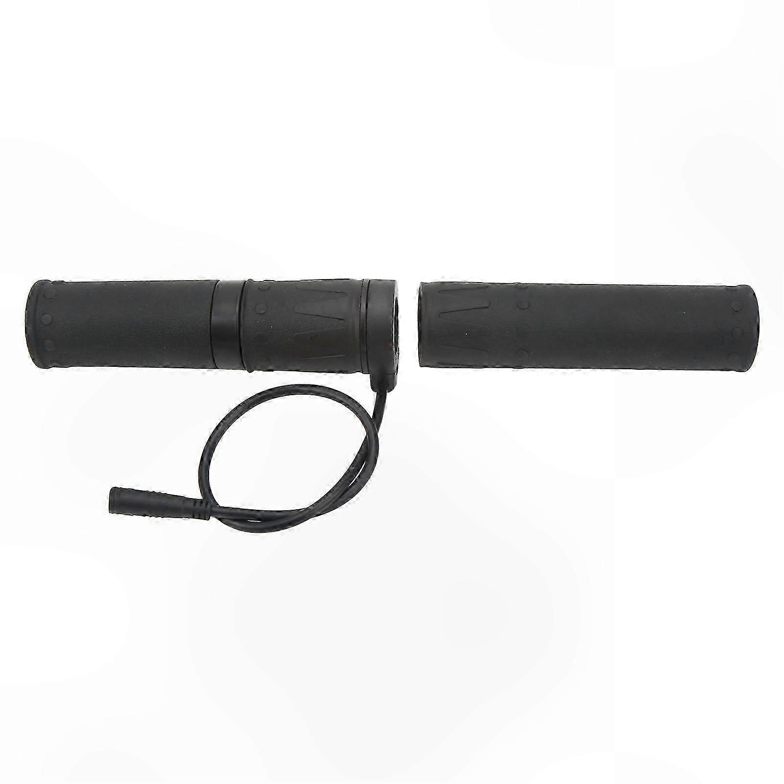 Electric Bike Handlebar Twist Throttle Grip with Speed Governor and Waterproof Plug for Modification YMQX