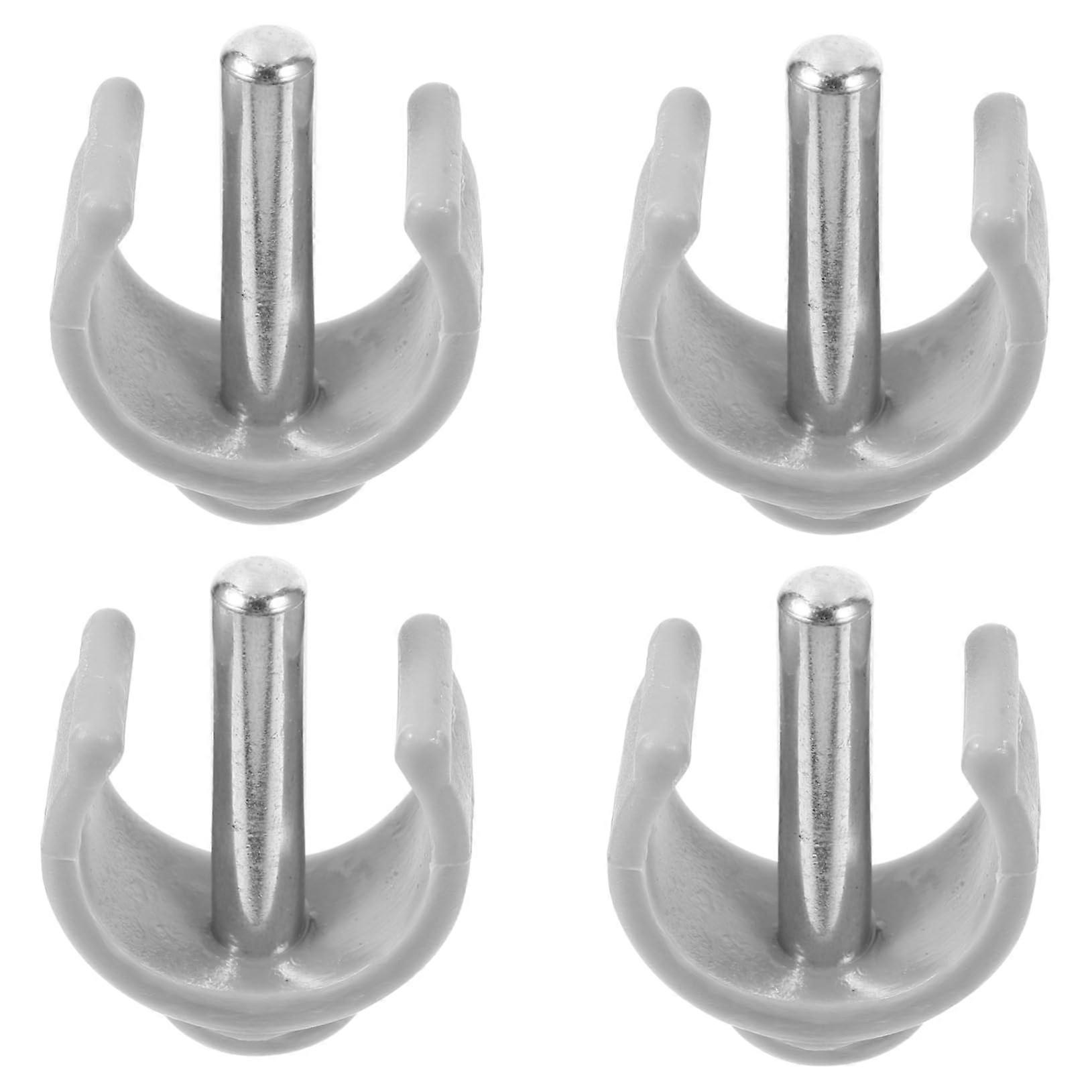 4Piece CShaped Crutch Clamps for Walking Aids – Practical Holders for Mobility Devices