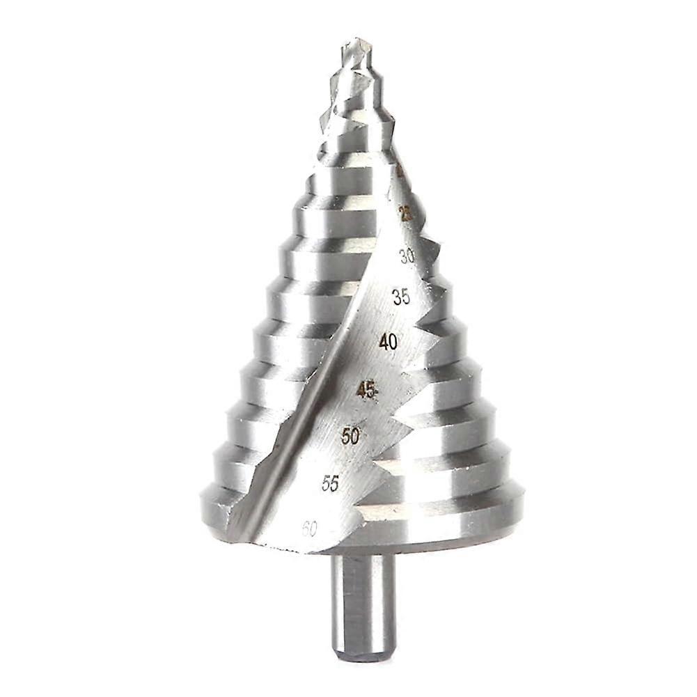 Step Drill Bit 6-60 Mm, Spiral Groove, Pagoda Hole, Sheet Metal Cone Drill, Triangular Shank, Step Hole Opener, Reamer