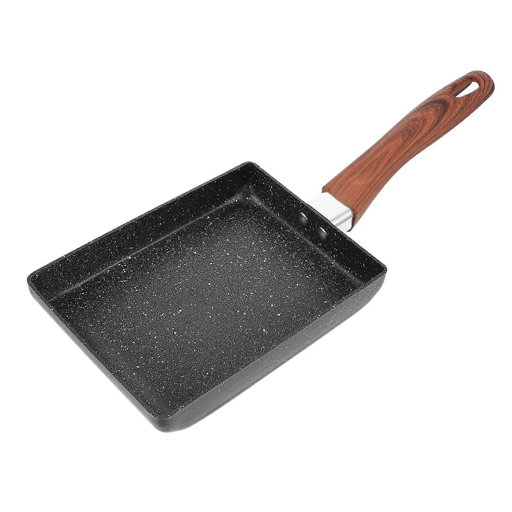 Ovenproof Frying Pan Square NonStick Mini Omelette Pan Easy Clean Egg for Cooking