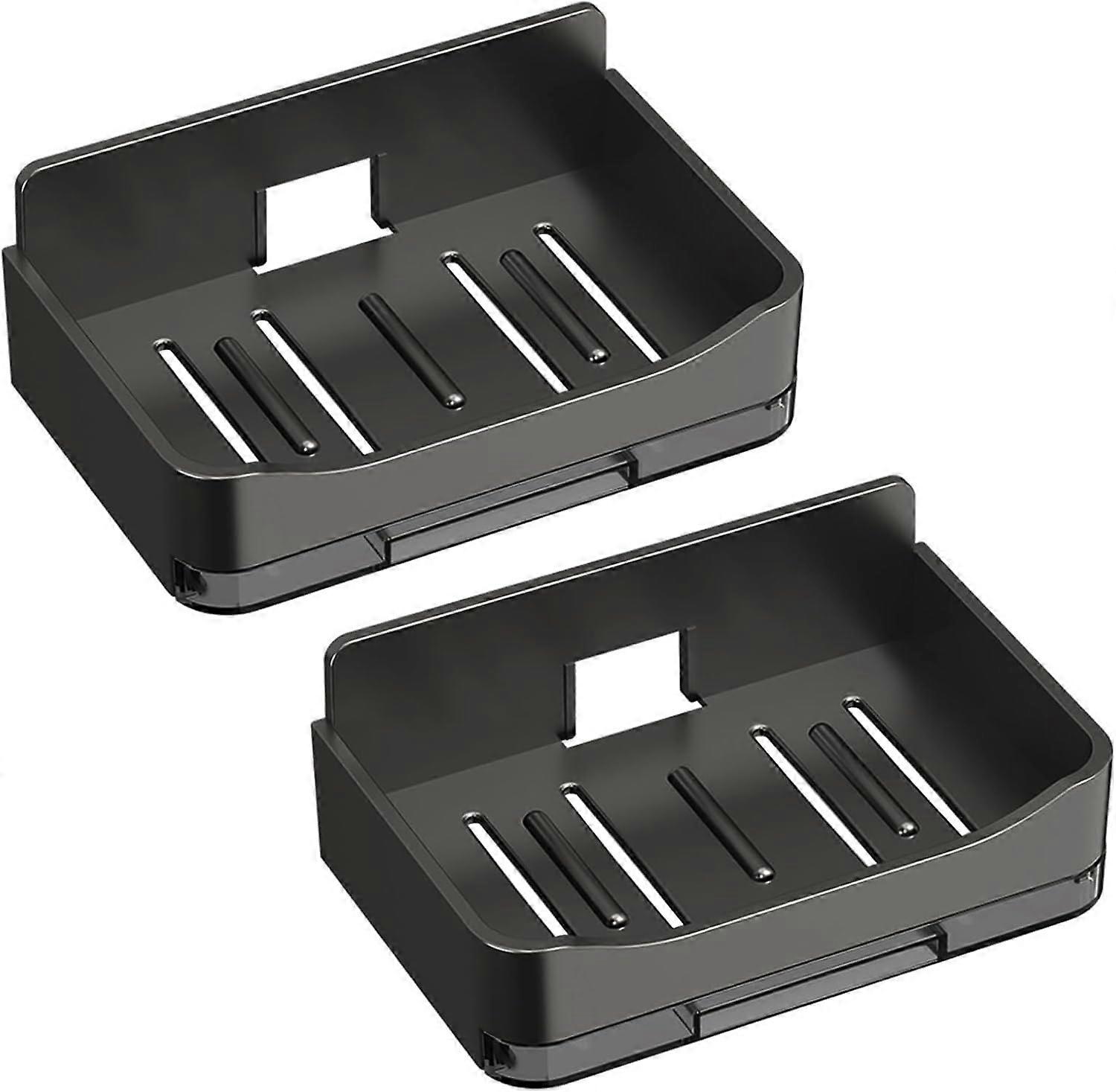 2 Pack Shower Soap Holder, Wall Mounted Soap Box Container