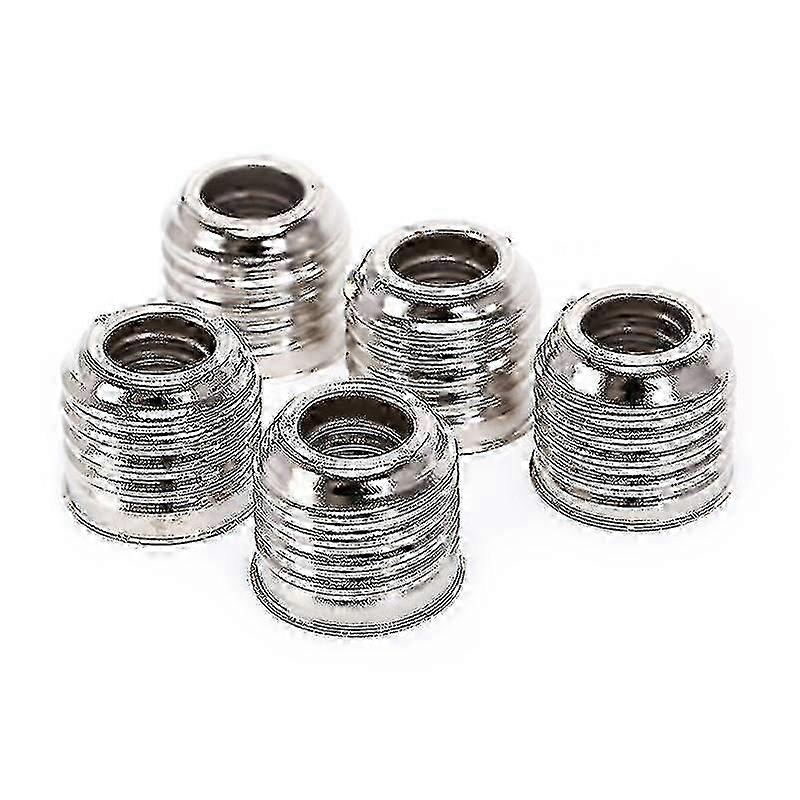 5-Pack E27 to E14 Lamp Socket Adapter Converter Plug for Standard Bulbs by Walkbee