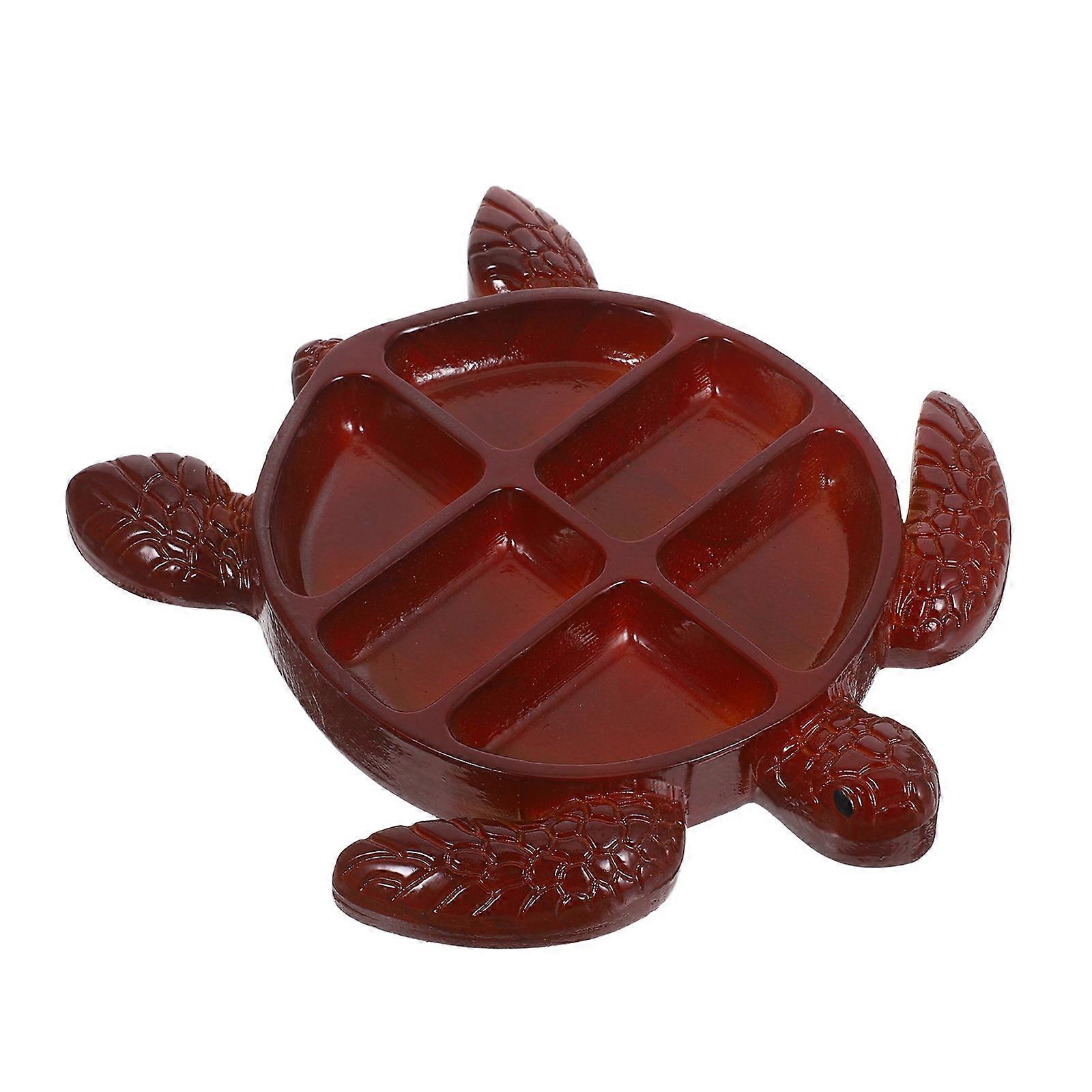 Turtle Shaped Charcuterie Platter Divided Snack Tray for Cheese, Meats, and Fruits – Elegant Serving Board for Party Appetizers and Home Entertaining