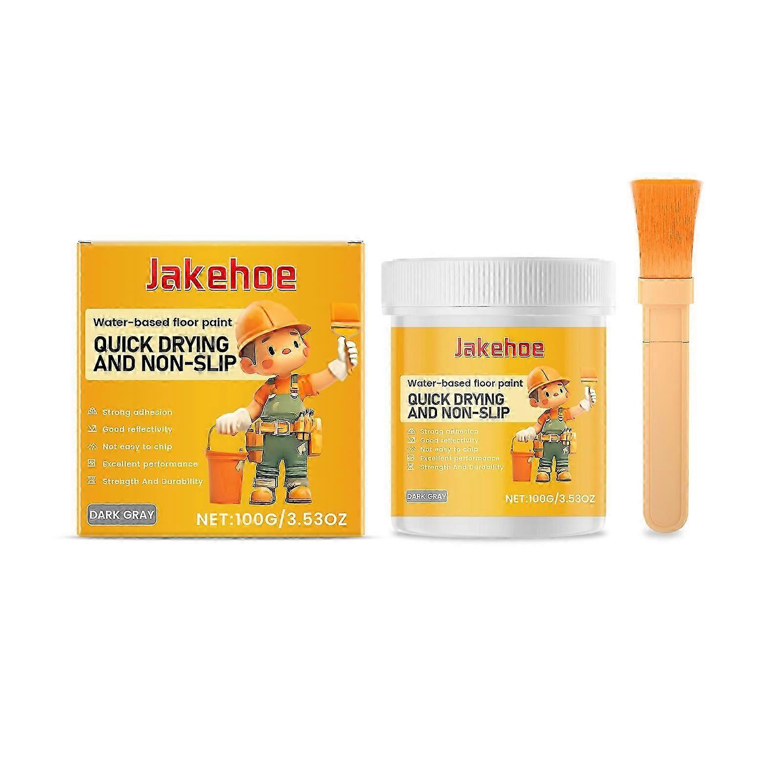 Jakehoe water-based waterproof floor epoxy paint is durable, long-lasting, waterproof, and aesthetically pleasing. Apply protective floor paint