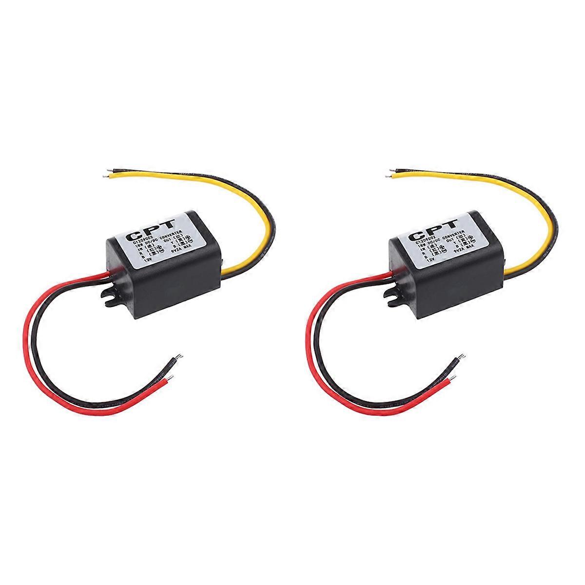 2X 12V to 9V DC-DC Buck Converter Module Power Supply Voltage Regulator
