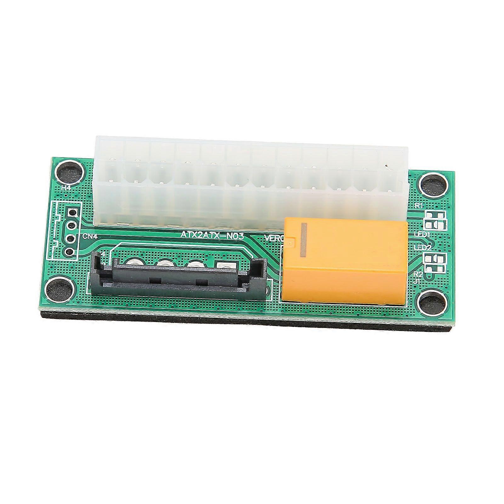 Dual Power Supply Sync Starter ATX24pin Safe Stable Transmission Plug and Play Power Supply Sync Starter