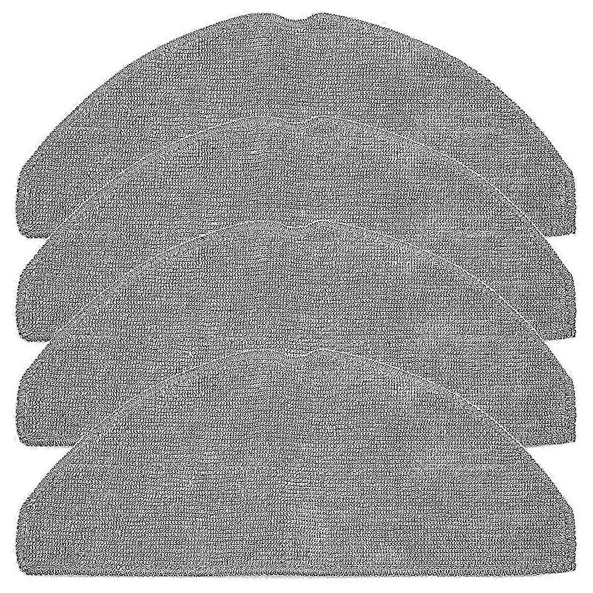 Suitable for Eufy L60 Robot Vacuum Cleaner, 4 Pack Washable Microfiber Mop Cloths