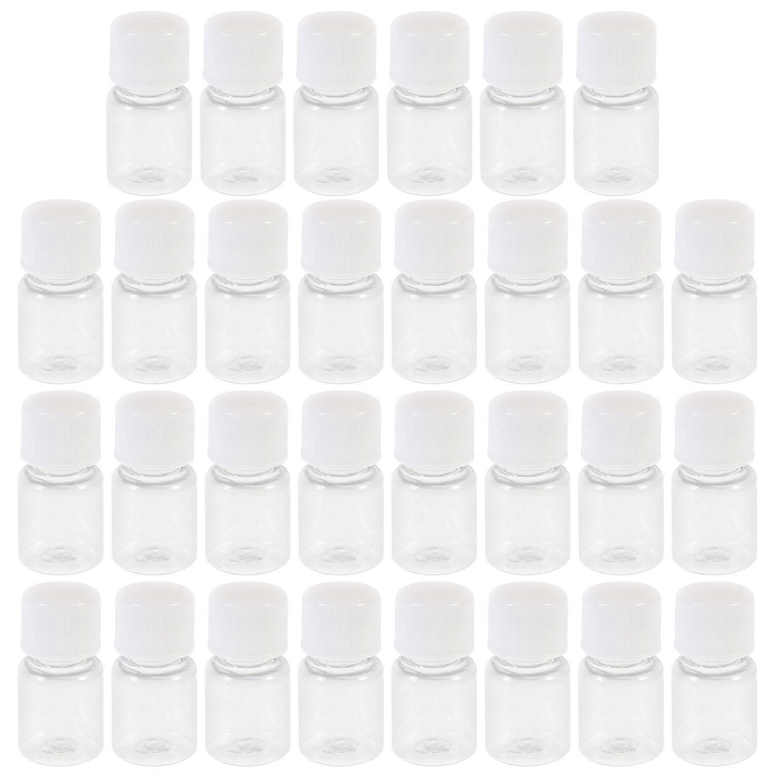30pcs Reagent Bottles Laboratory Sealing Bottle 5ml Sampling Bottles with Lids
