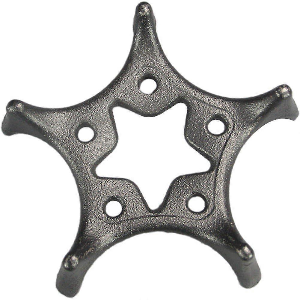 Cast Iron Trivet Star Pattern 13cm Kitchen Hot Dish Protector Pad Teapot Desktop Accessory for Safe Serving