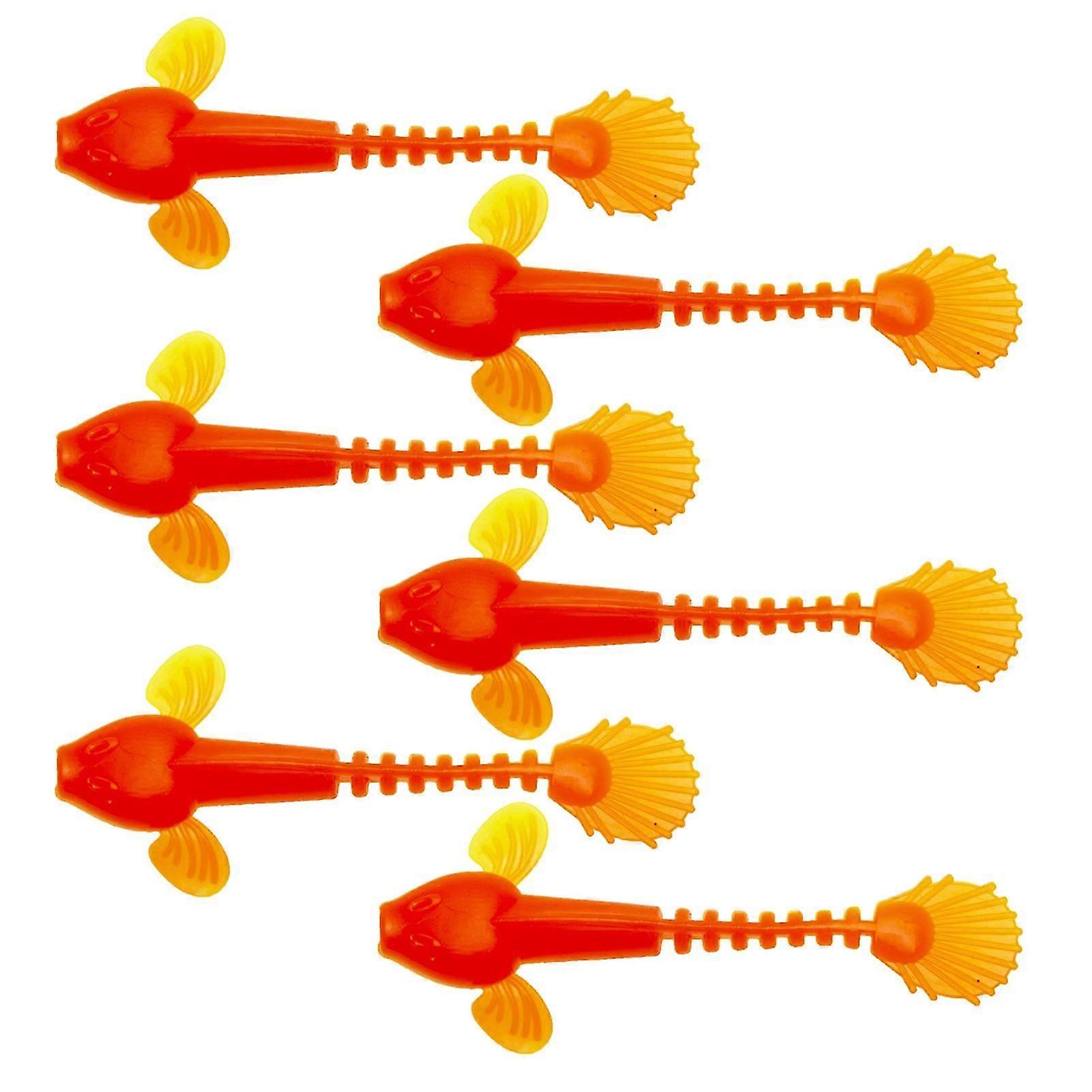 6Pcs Simulation Loach Soft Baits Soft Swimming Lures Slow Sinking Lures Fishing Lures Soft Loach Soft Fishing Baits Cs