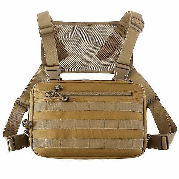Outdoor sports chest bag, multifunctional and practical, with breathable mesh design