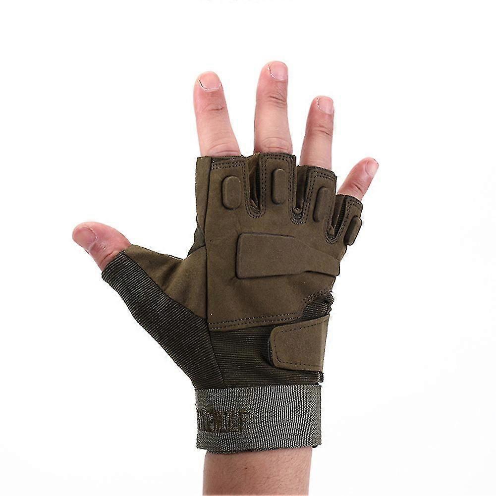 Half Finger Sports Gloves Adjustable Quick Drying for Men