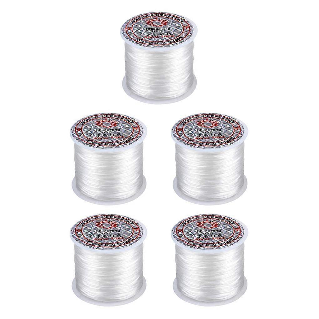 1/2/3/5 60M Beading Thread Flexible Line Jewelry Making String Accessories White