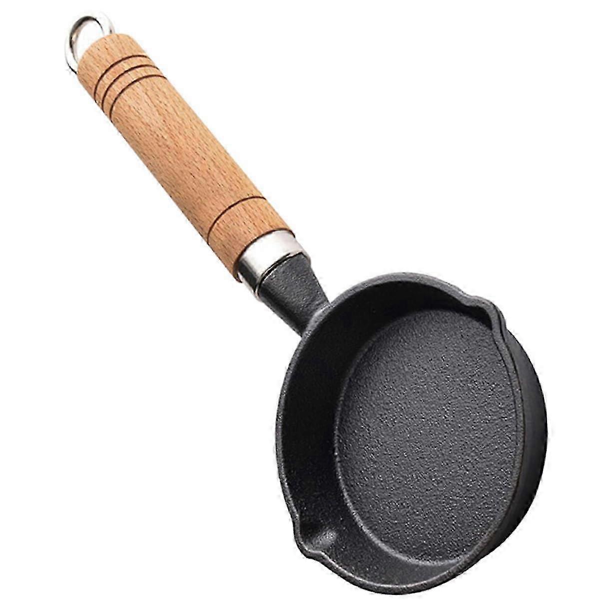 2025 Mini Cast Iron Frying Pan Portable Non Stick Skillet for Home Restaurant