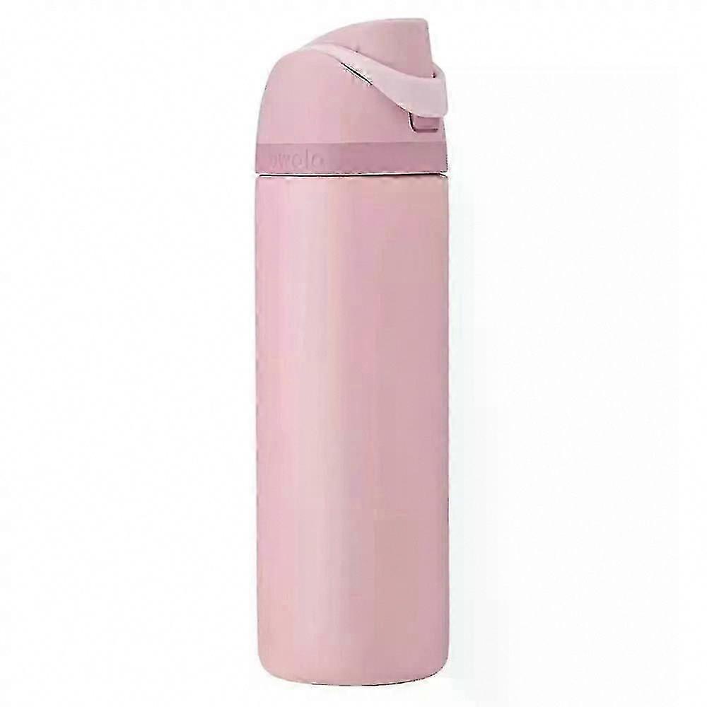Owala 24oz/32oz Rose Quartz Rose FreeSip Bouteille d’eau en acier inoxydable pour l’hydratation