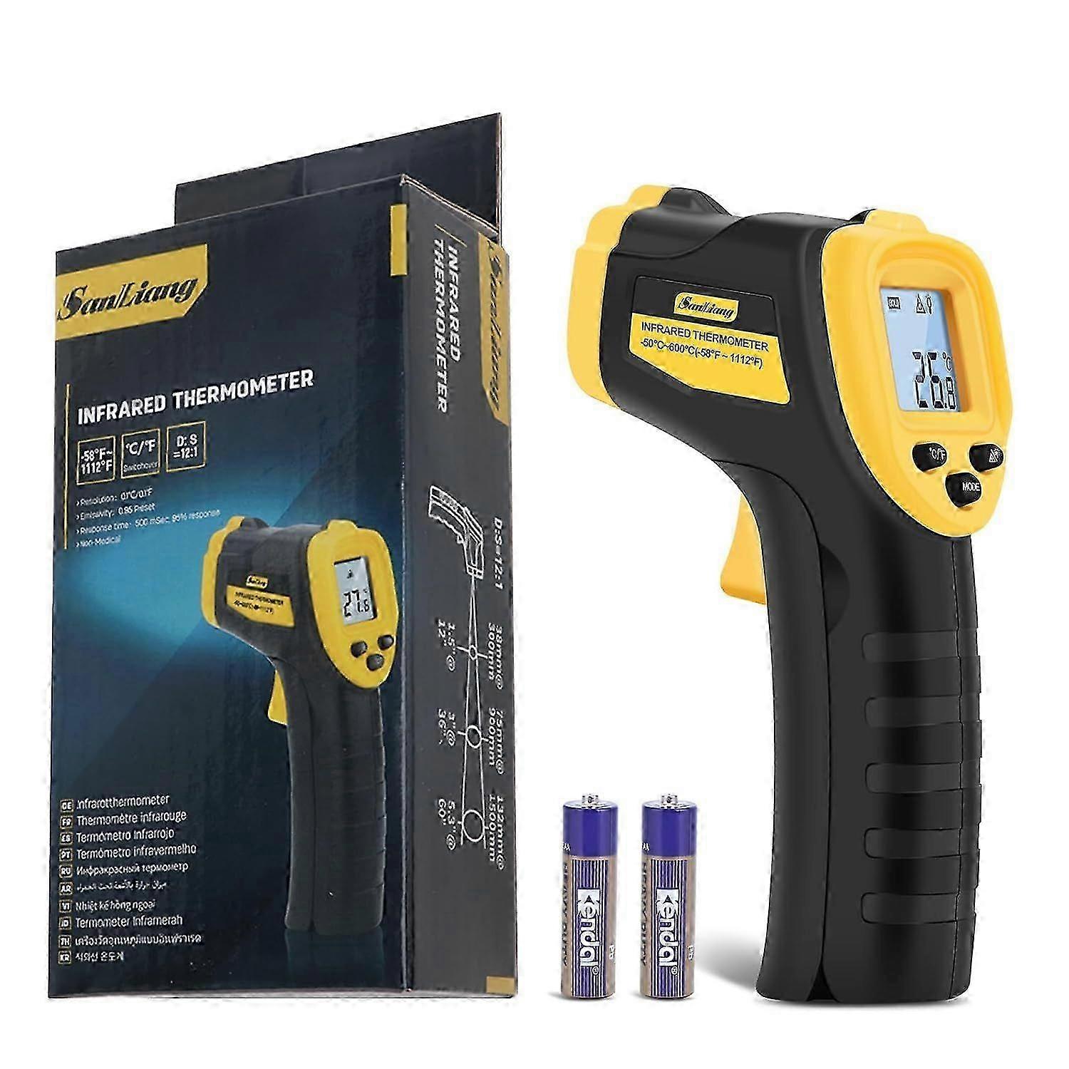 2025 Latest Model Infrared Thermometer Laser Temperature Gun -58 to 1112 with