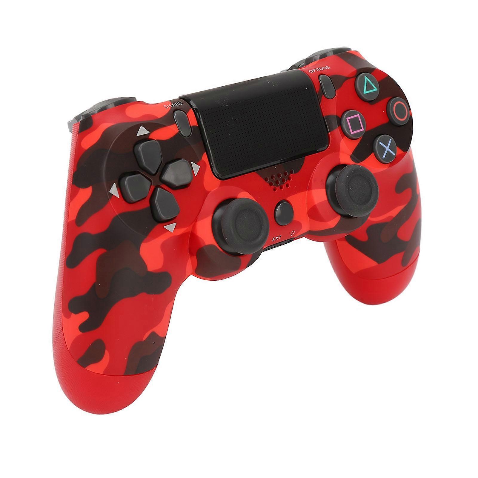 Kabelloser Dual Vibration Gamecontroller 1000mAh Camouflage Rot