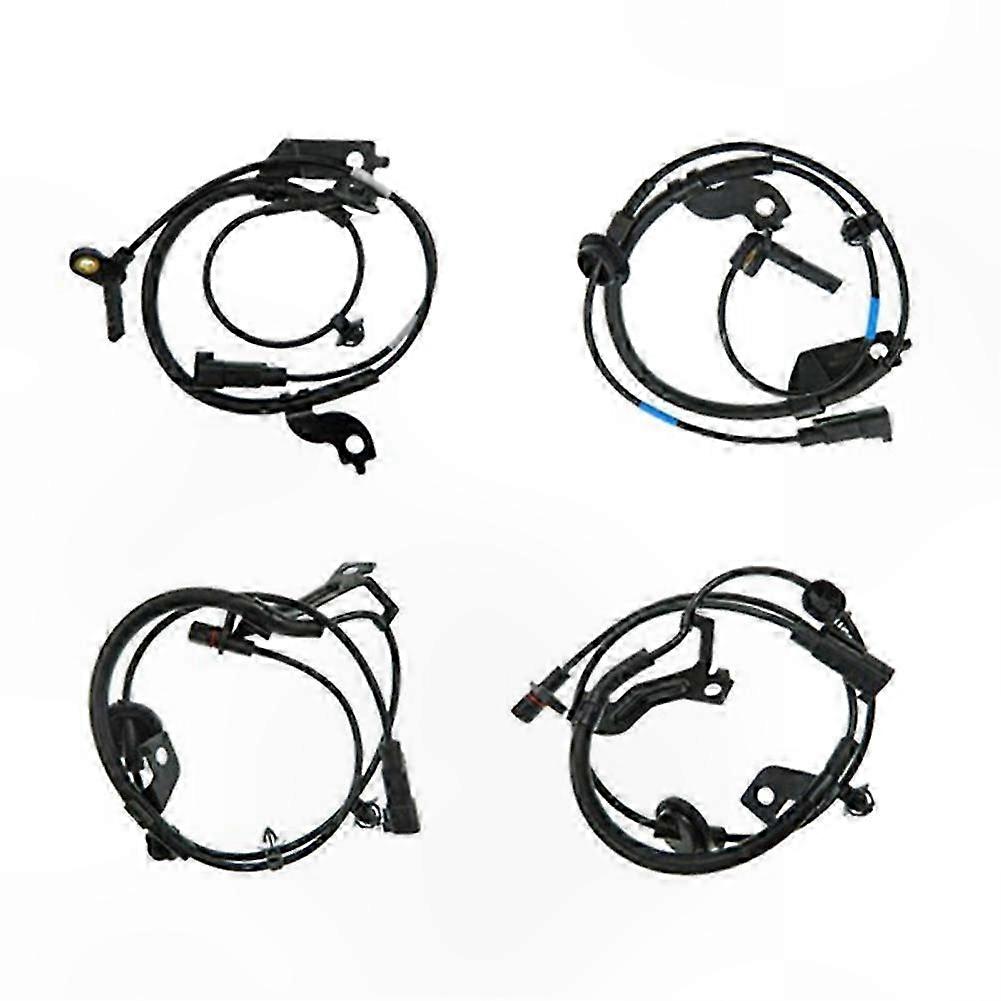 4PCS ABS Wheel Speed Sensors Compatible with  Lancer Outlander 2008-2017 Front and Rear Replacement Parts