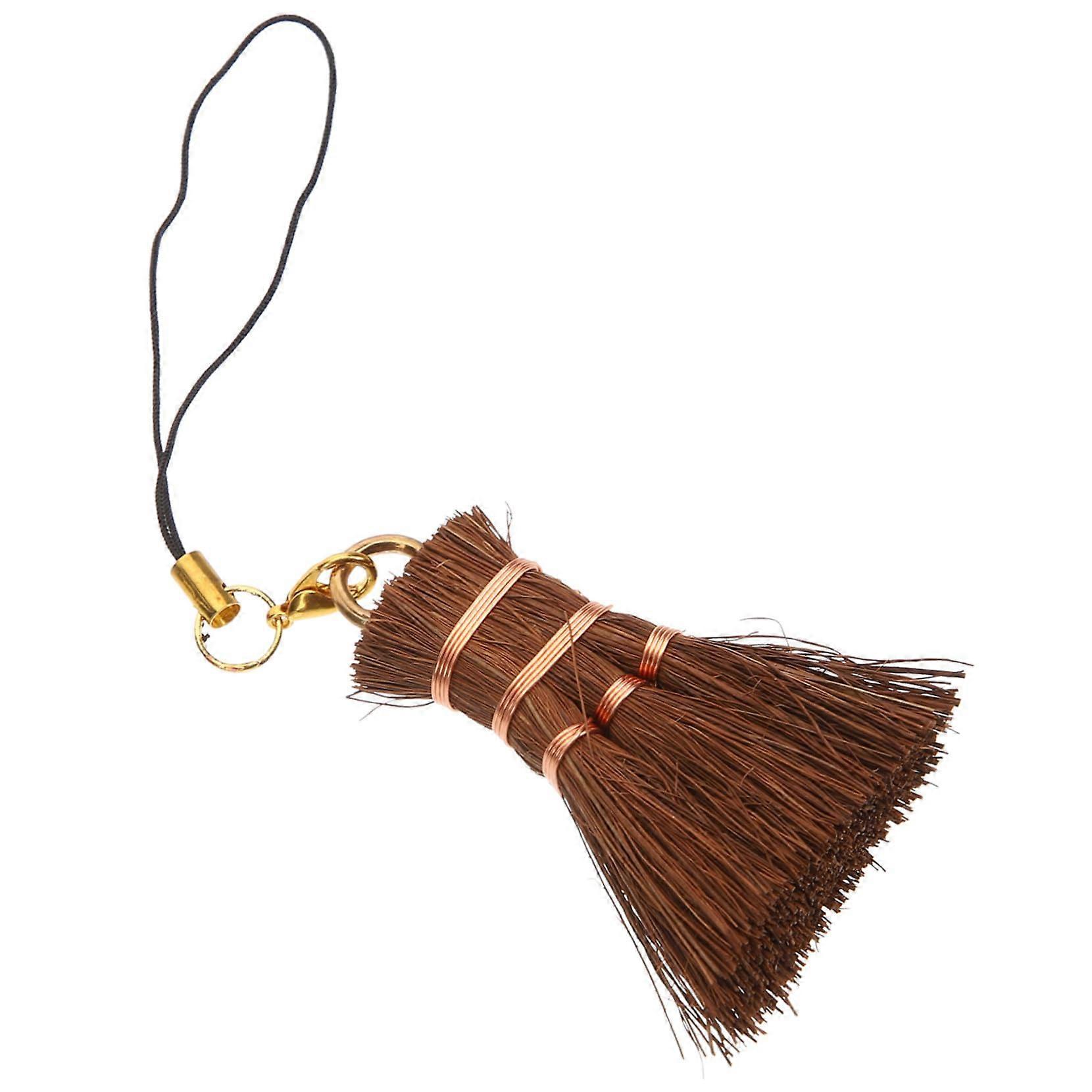 Small Palm Broom Natural Whisk Broom Hand Broom For Desk And Corners Cleaning Ergonomic Handle Portable Mini Cleaning Brush