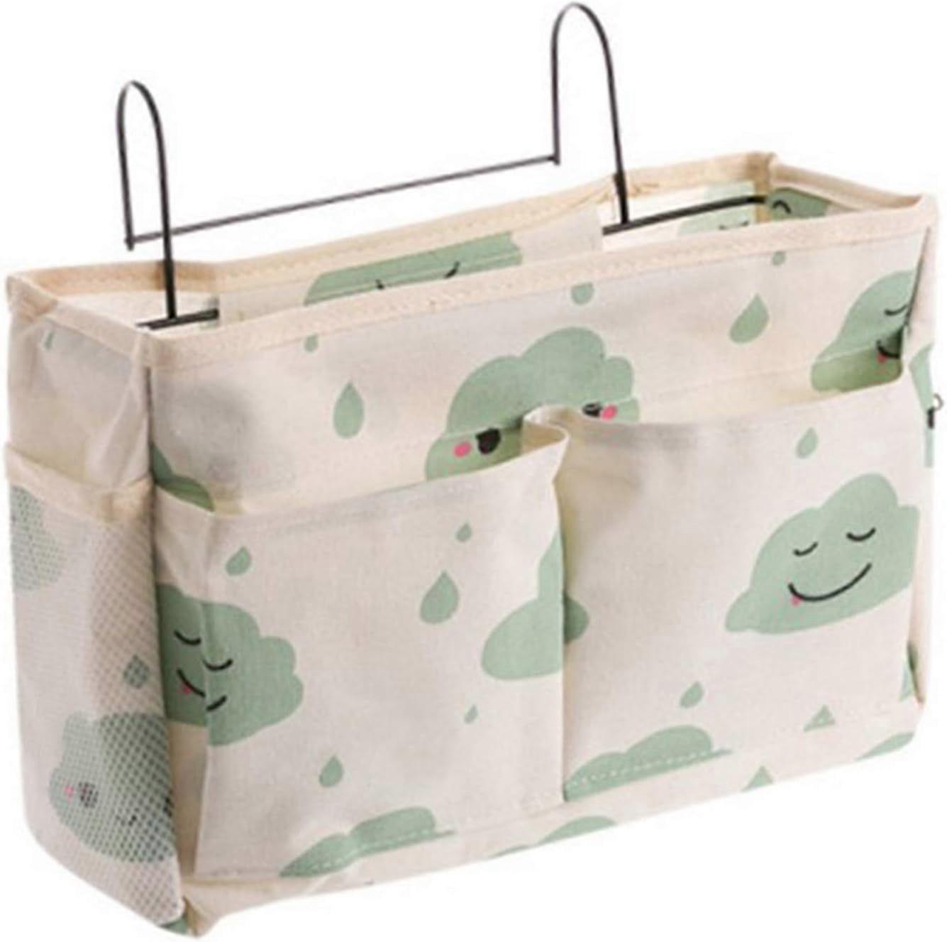 Bedside Storage Bag, Multifunction Hanging Storage Basket, Oxford Cloth Bedside