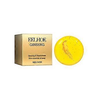 Ginseng essential oil soap takes care of the skin, lightens acne, moisturizes and nourishes the skin. Cleansing soap