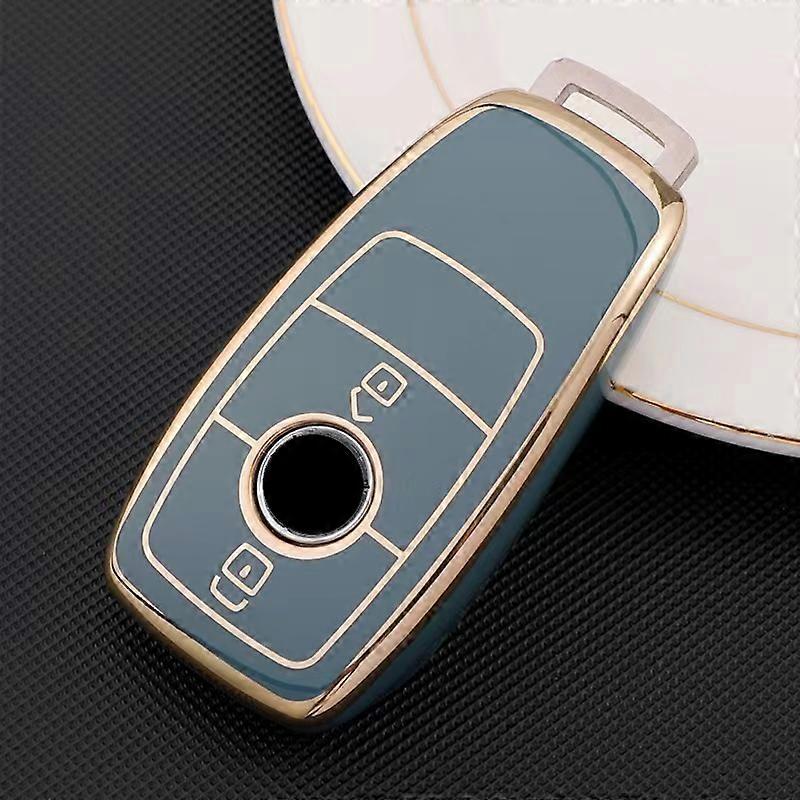 2 3 4 Buttons TPU Car Key Cover with Remote Control Case for Mercedes Benz ACESG Class GLC CLE CLA W177 W205 W213 W222 X167 AMG~04119