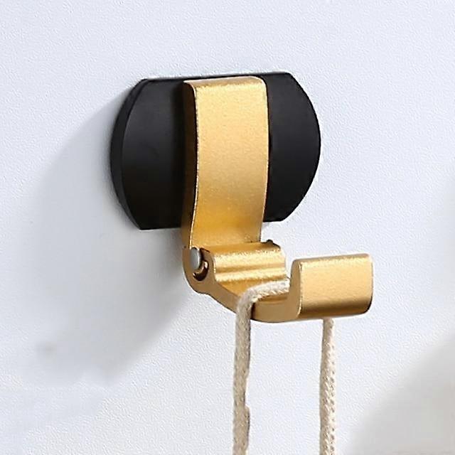 Gold Folding Towel Hook Bath Coat Hook