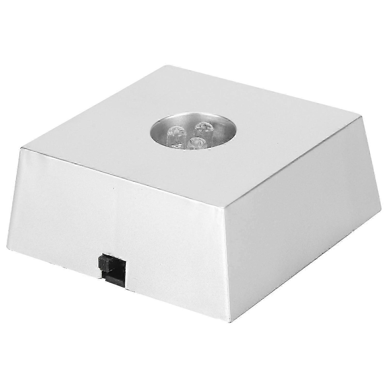 suitable for 7 Colorful LED Light Base Display Stand Crystal Light Holder Small Trapezoidal Light Base