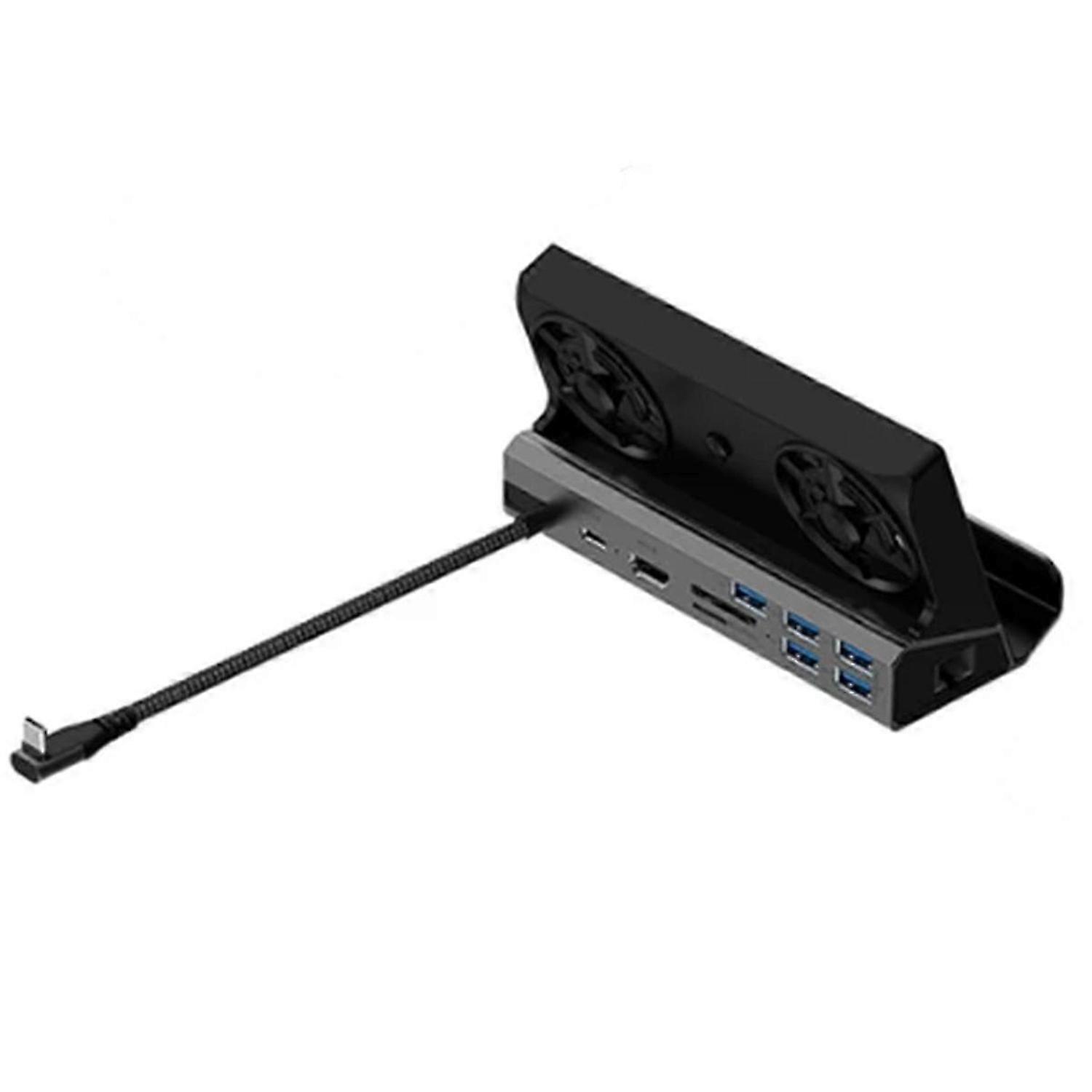 For Ally Game Dock Console Hub 4K 60Hz USB C Docking Station Gigabit Ethernet 1000Mbps Dock Stand Type C USB 3.0(B)