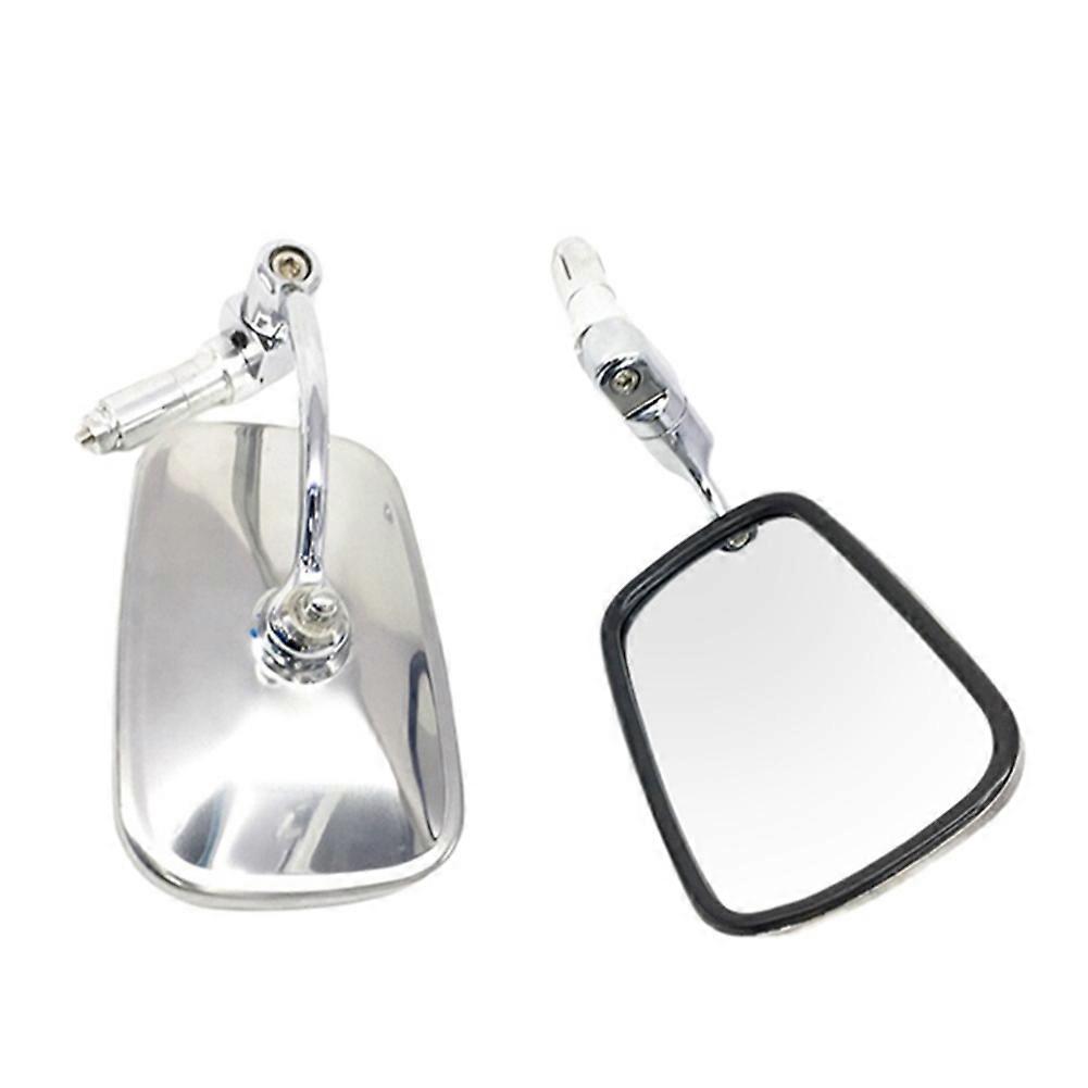 Motorcycle 7/8Inch 22MM Handlebar End Side Mirrors for Coffee Racers Scooters Off-Road Bikes