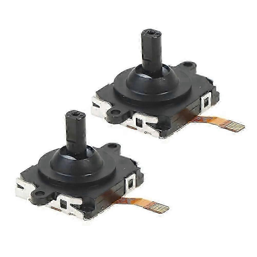 2Pcs Replacement 3D Analog Rocker-Joystick Thumb Stick Compatible for Facebook-Oculus Quest 2 VR-Controller Repair Part