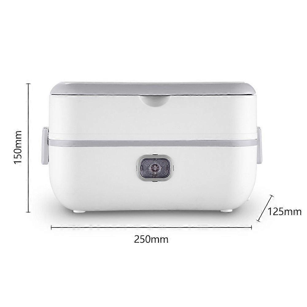 Electric Lunch Box Pluggable Heating Single / Double Layer Insulation Office Workers Portable Hot Vegetable Cooking Bento Lunch Box