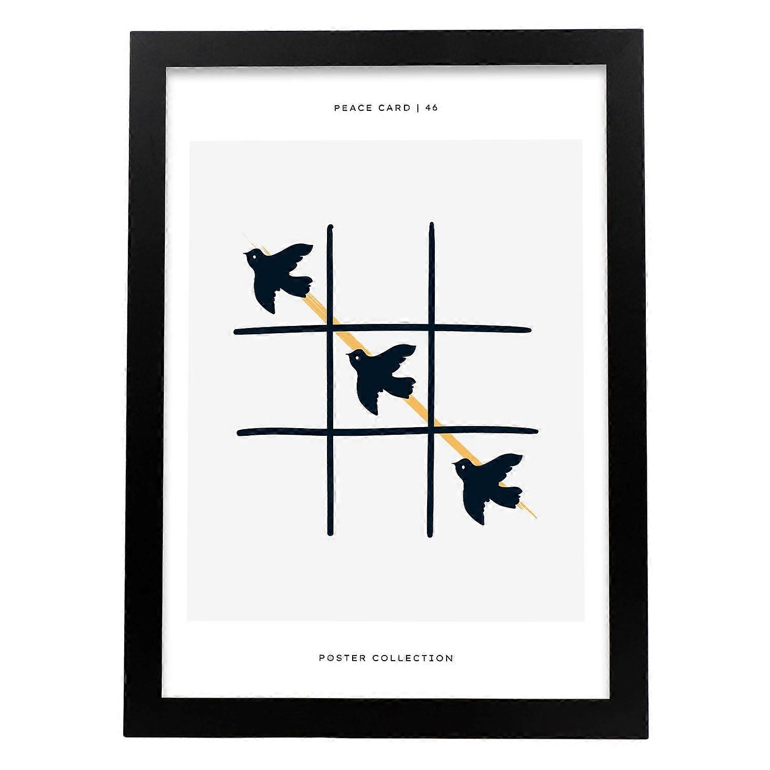 Friedensposter Tac Toe
