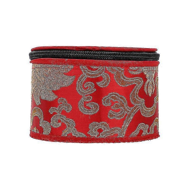 Singing Bowl Storage Bag, 1pcs Cotton Size L Zipper Closure Protective Multipurpose Mat