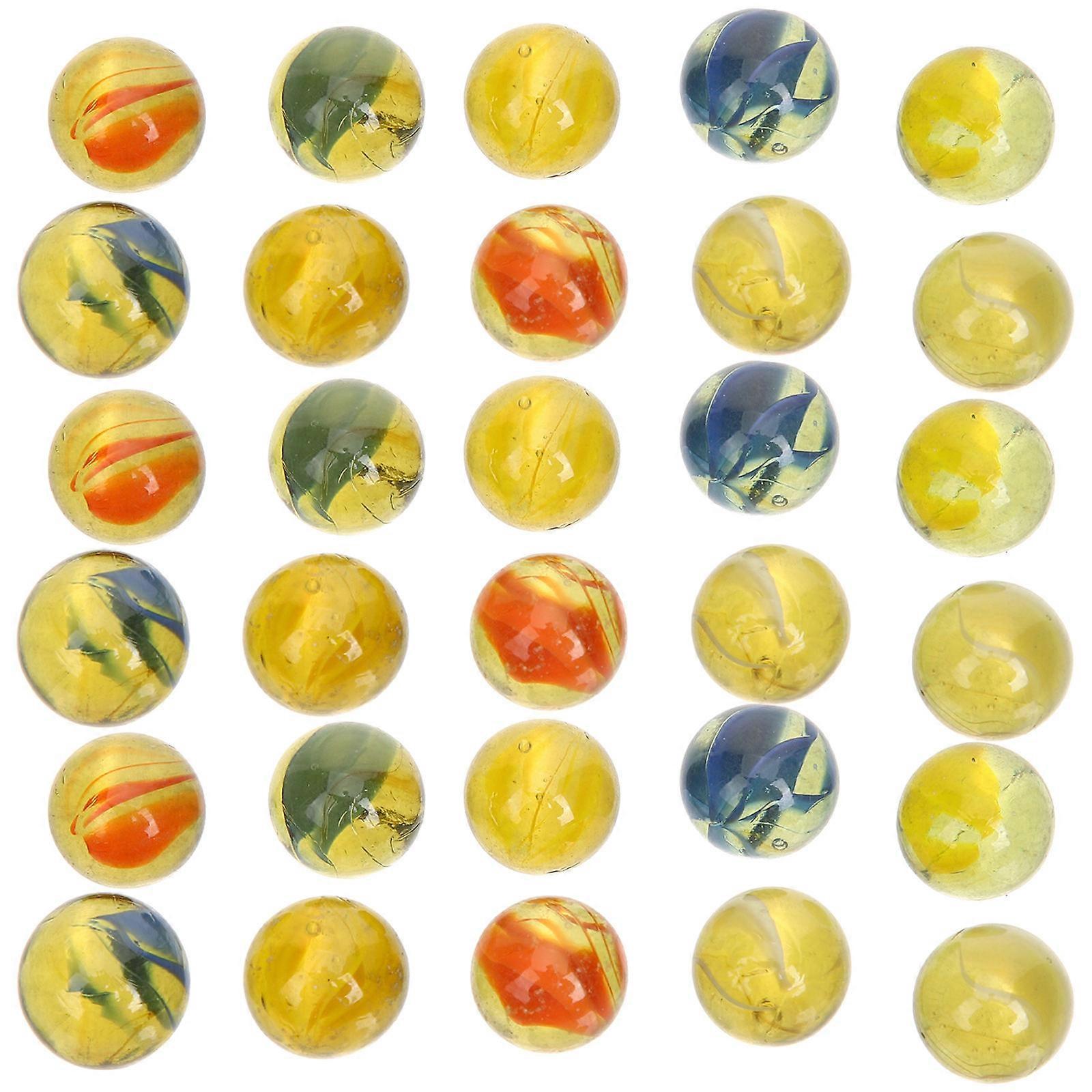 Glass Marbles Toy for Marble Game with 1 Bag Vintage Assorted Beads