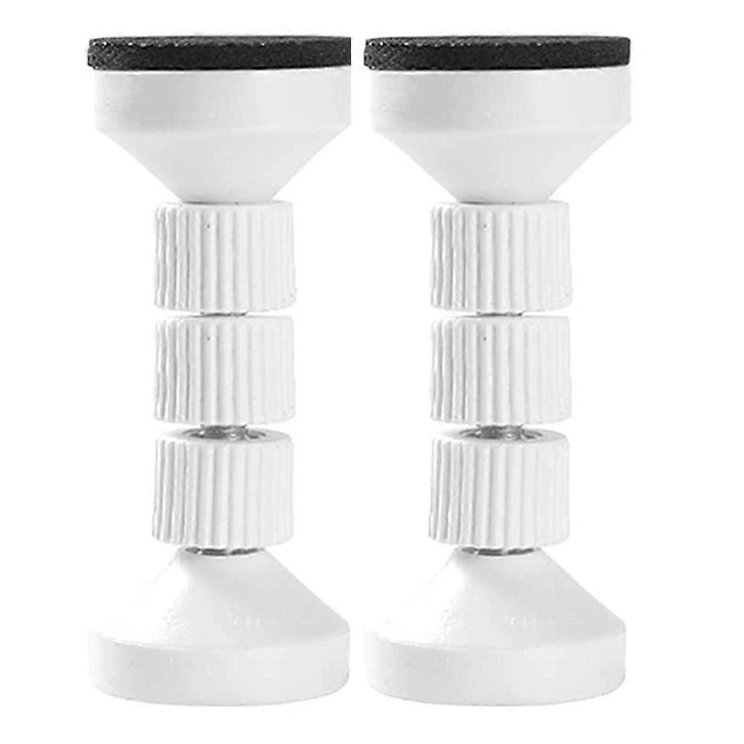 Adjustable Threaded Bed Frame Anti-Shake Tool (2Pcs White )