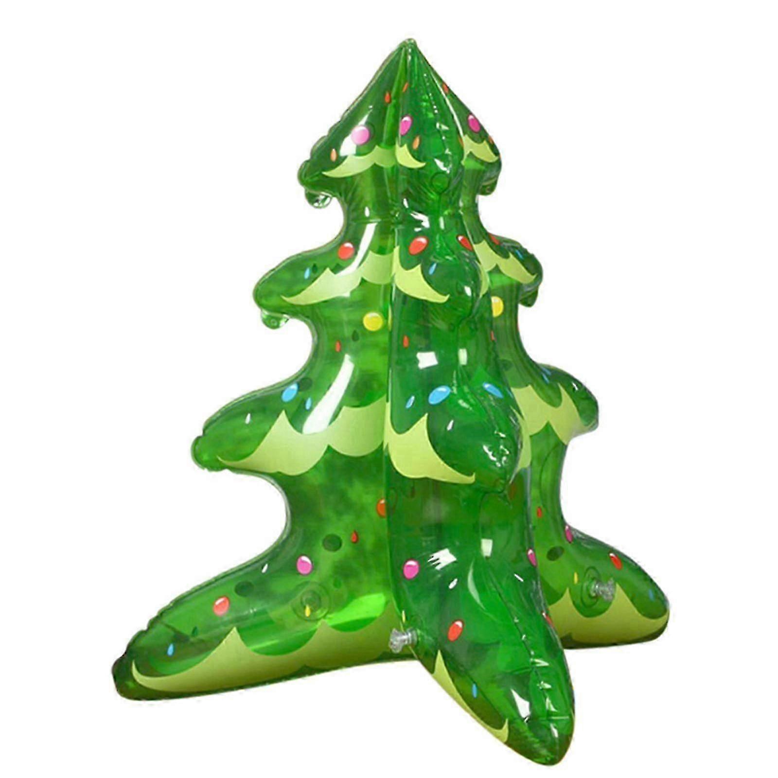 Christmas Decoration Tree Inflatable Christmas Tree Model Inflatable Toy Decoration Props 46cm High 42cm Wide Pvc Material