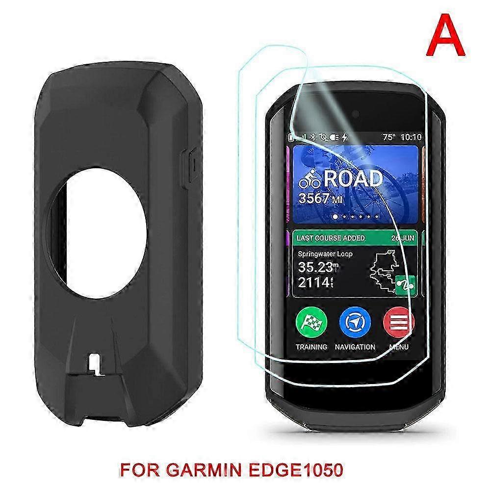 Protective Case + Screen Protector Set, Compatible with Garmin Edge 1050, Multiple Colors Available