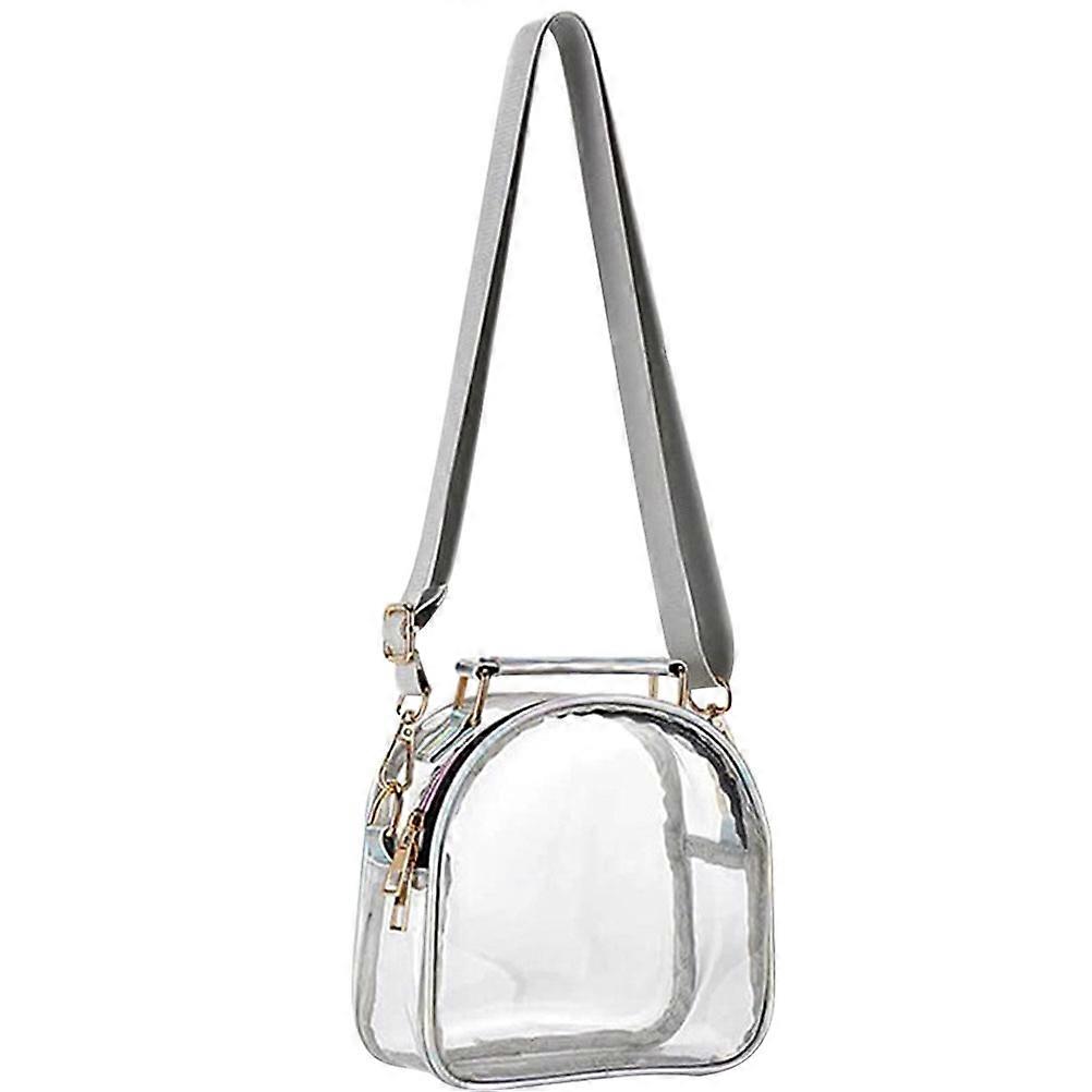 Women Crossbody Bag Clear Portable Handbag for Decoration 2Pcs