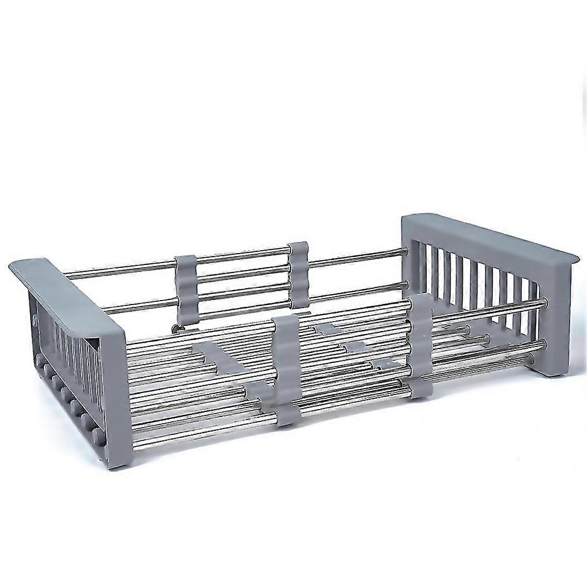 For Dish Drainer Expandable Kitchen Sink Bowl Basket